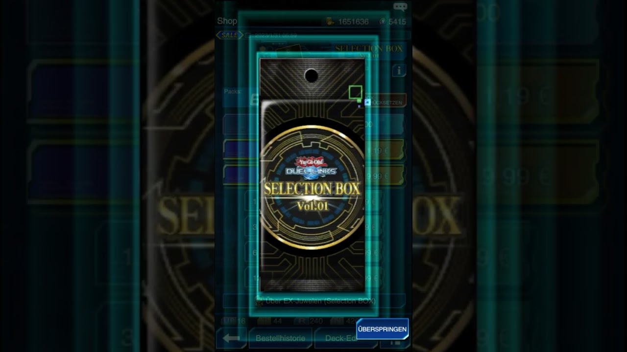 Yu-Gi-Oh! Duel Links - Selection Box Vol. 1 - 200 Gems Pack