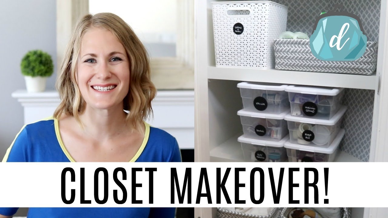 SIMPLIFIED ORGANIZATION! 💙 Linen & Medicine Closet Makeover (Dollar