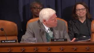 Rep Larson remarks at W&M Markup of Social Security and Tax Legislation