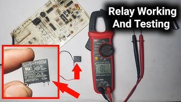 How to testing 12v Relay with digital meter | Relay Working Explain in Urdu/Hindi