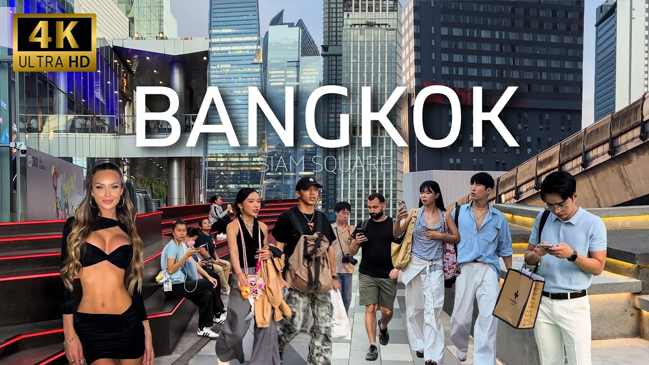 🇹🇭 4K | Night Walk Bangkok Downtown | BEST Siam Square Area in Thailand 2025