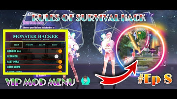 RULES OF SURVIVAL HACK FIX BANNED 3DAY AND 5DAY| NEW MENU MOD VIP|CHARACTER BODY XRAY BY MONSTER