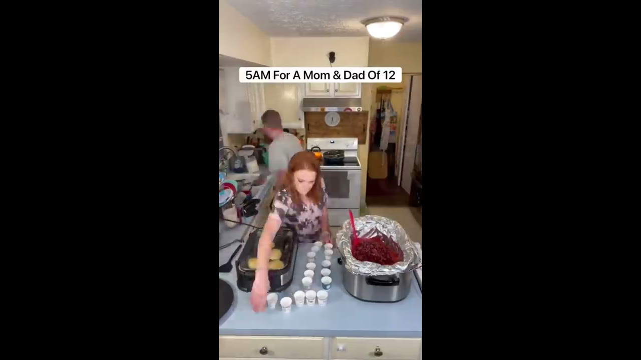 Mom And Dad Of 12 Morning Routine Shorts