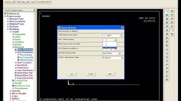 Ansys Tutorials   A Composite wall of an industrial oven   Thermal Analysis