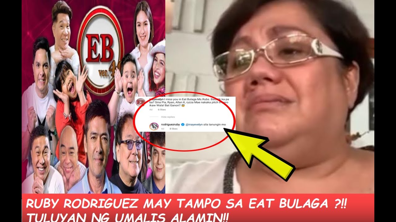 RUBY RODRIGUEZ NAGPAALAM NADIN BA SA EAT BULAGA DAHIL HINDI BINIBIGYAN ...