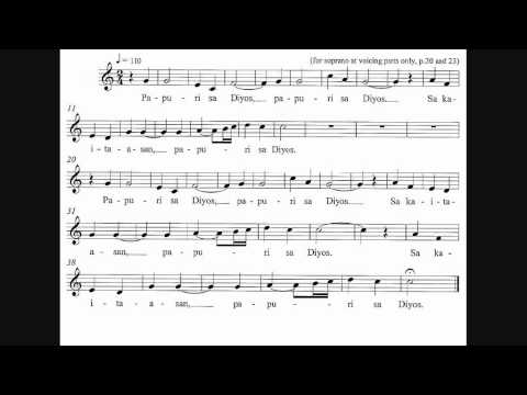 Papuri Sa Diyos-S (Refrain only - Soprano)
