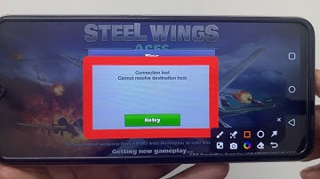 How to Fix Connection lost Cannot resolve destination host Retry problem solve in Steel Wings: Aces