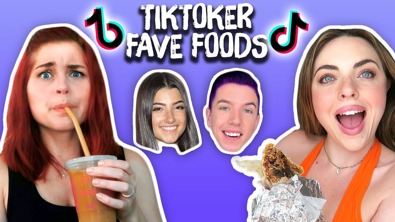 Trying Tiktokers Favorite Foods Addison Rae Charli D Amelio Hyram Favorite Recipes Food Challenge Food Trying Tiktokers Favorite Foods Addison Rae Charli D Amelio Hyram Favorite Recipes Food Challenge Food