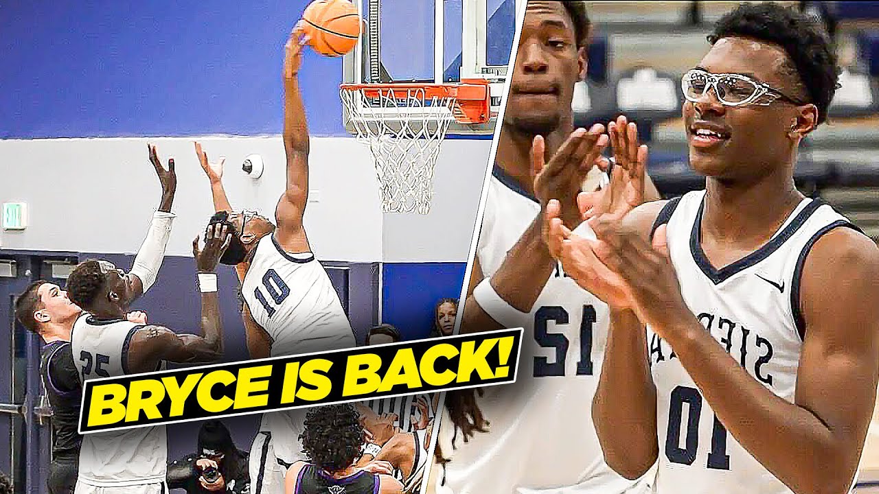 Bryce James RETURNS & Drops Buckets! Sierra Canyon vs Valencia! YouTube