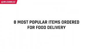 Top 8 Most Popular Food Delivery Items in 2020 for Restaurants & Cloud Kitchens top delicious foods