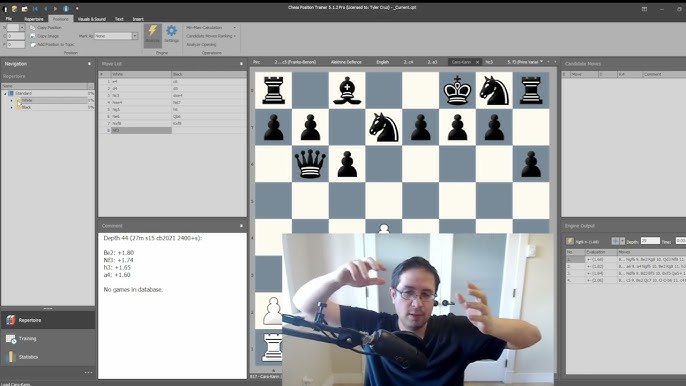Chess Position Trainer - Tutorial 02: Creating a repertoire and adding  openings and moves 