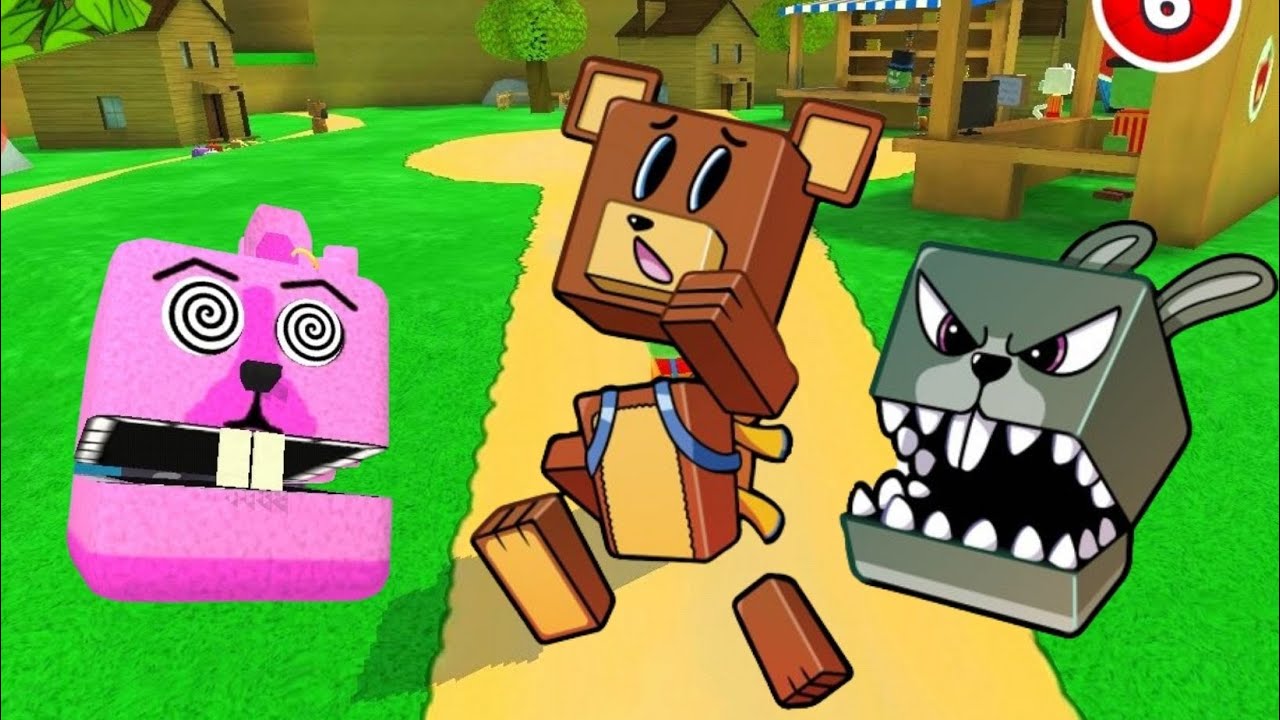 Jeny e Dandan jogo super bear adventure passamos o chefão Cobaia n 1706 