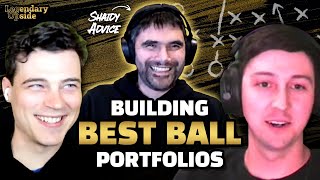 LegUp + ShaidyAdvice = How to Build Best Ball Portfolios