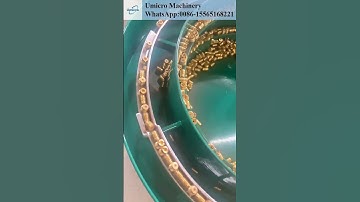 Small copper pillar material vibrating plate sorting #Vibrating plate automatic feeding #Support cus