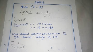 Notes of Exercise 8.2/Mathematical Methods by SM YUSUF.