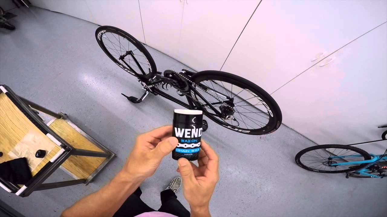 waxing bike chain