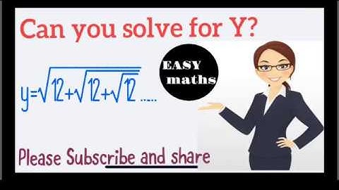 How to solve never ending square root?