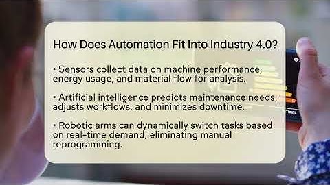 How Does Automation Fit Into Industry 4.0? - Talking Tech Trends