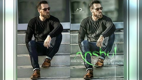 New Effect Like Photoshop Cc Now in Now In Android || ANSHUL EDITZ ||