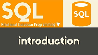 SQL - Database Programming | Tutorial - YouTube