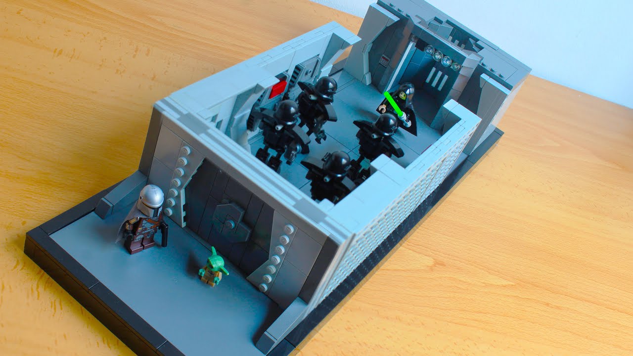 eksistens gammelklog Diktat Lego The Mandalorian - THE RESCUE - Luke vs Dark Troopers MOC - YouTube
