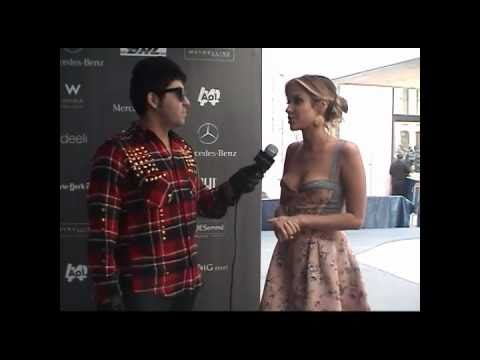 Kristin Cavallari Interview at Mercedes Benz Fashi...