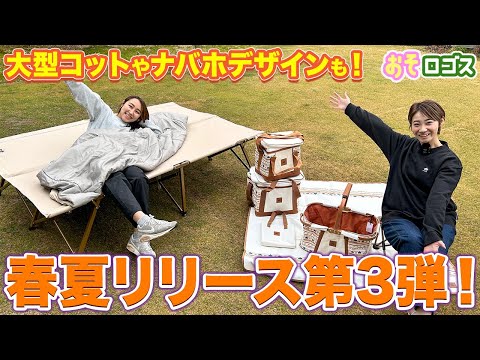 LOGOS BJ-1 コット ベージュ 24SS】春を彩り！！新製品大紹介！！【おそロゴス#185 】 - YouTube