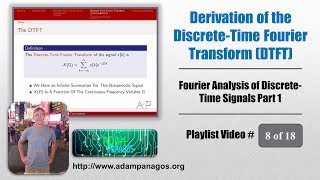 Derivation of the Discrete-Time Fourier Transform (DTFT)