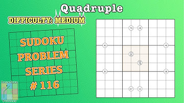 Sudoku Problem Series 116 : Quadruple