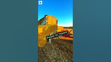 Incredible Hay Baling Machine in Action | Modern Farming 🌾 #FarmingLife #TractorPower #HarvestTime