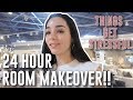 24 hour room makeover...things get stressful!