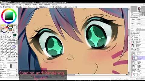 Shade and Render ‐ Paint Tool SAI (TIMELAPSE)