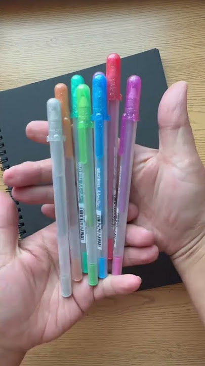 Top 3 Gel Pens For Black Paper #pens 