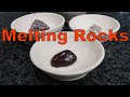 Melting Rocks and Rock Glaze Experiments