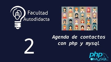 Agenda de contactos con php y mysql | Agregar menú responsive design. Cap 2