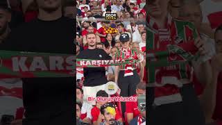 Video 949 Türkiye - İzlanda Maçında Karşıyaka Taraftarı Çift, Göztepe Stadında Poz Verdi