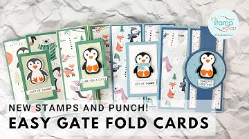 How to Make Easy Gate Fold Cards