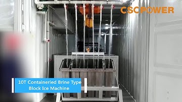 CSCPOWER 10t Brine Type Block Ice Machine