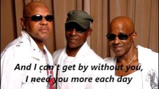 Can't Get By Without You  THE REAL THING (with lyrics)
