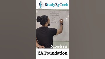 CA Foundation Sequence And Series: Solution: Latest Viral Video