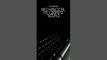 Mechanical keyboard sound | No copyright  #soundmaking | credit information in description.