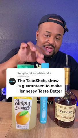 TakeShots Straw \u0026 Hennessy @takeshotsbrand