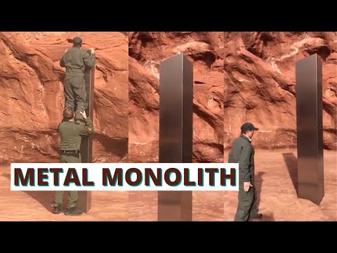 Mysterious metal Monolith