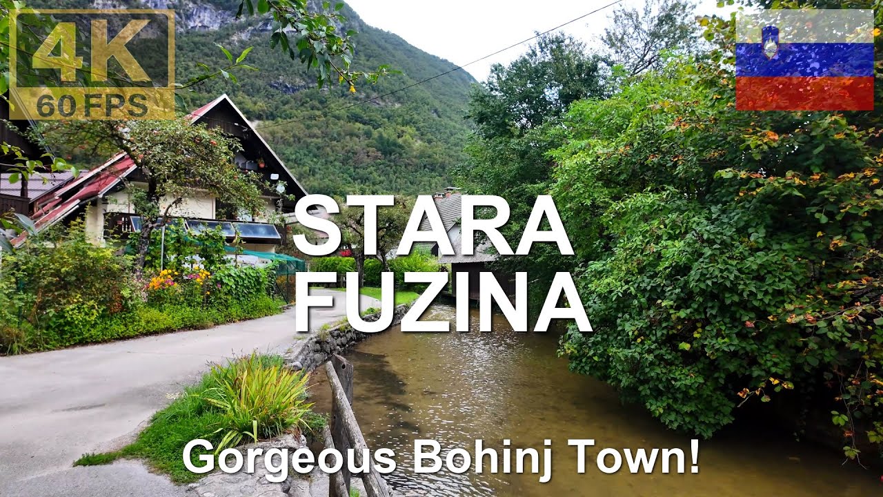 STARA FUZINA, Slovenia 🇸🇮 in 4K | 2025 | Walking Tour of Stara Fužina, a Traditional Bohinj Village