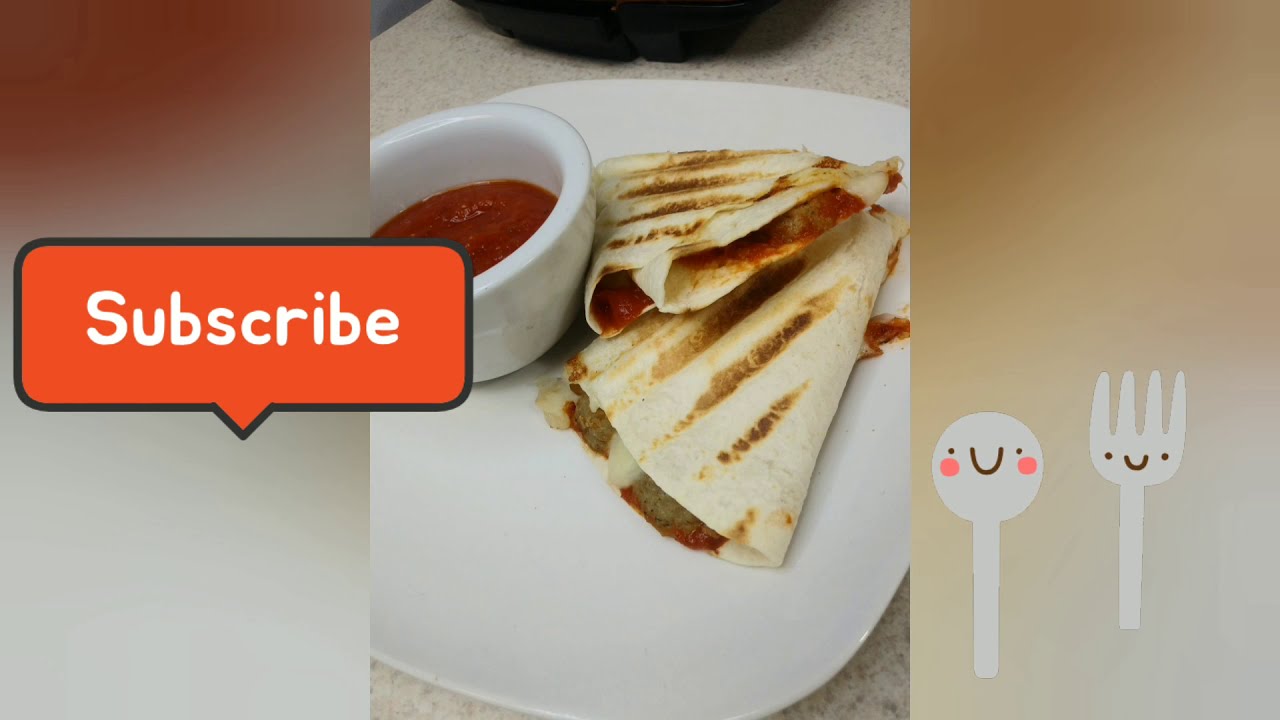 Easy Meatball Quesadilla YouTube