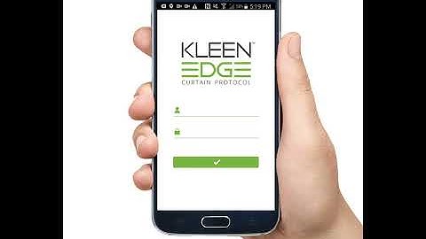 KleenEdge NFC Protocol Mobile Application demonstration