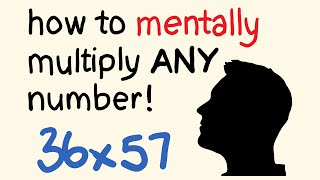 How mentally multiply ANY two numbers under 100 easily