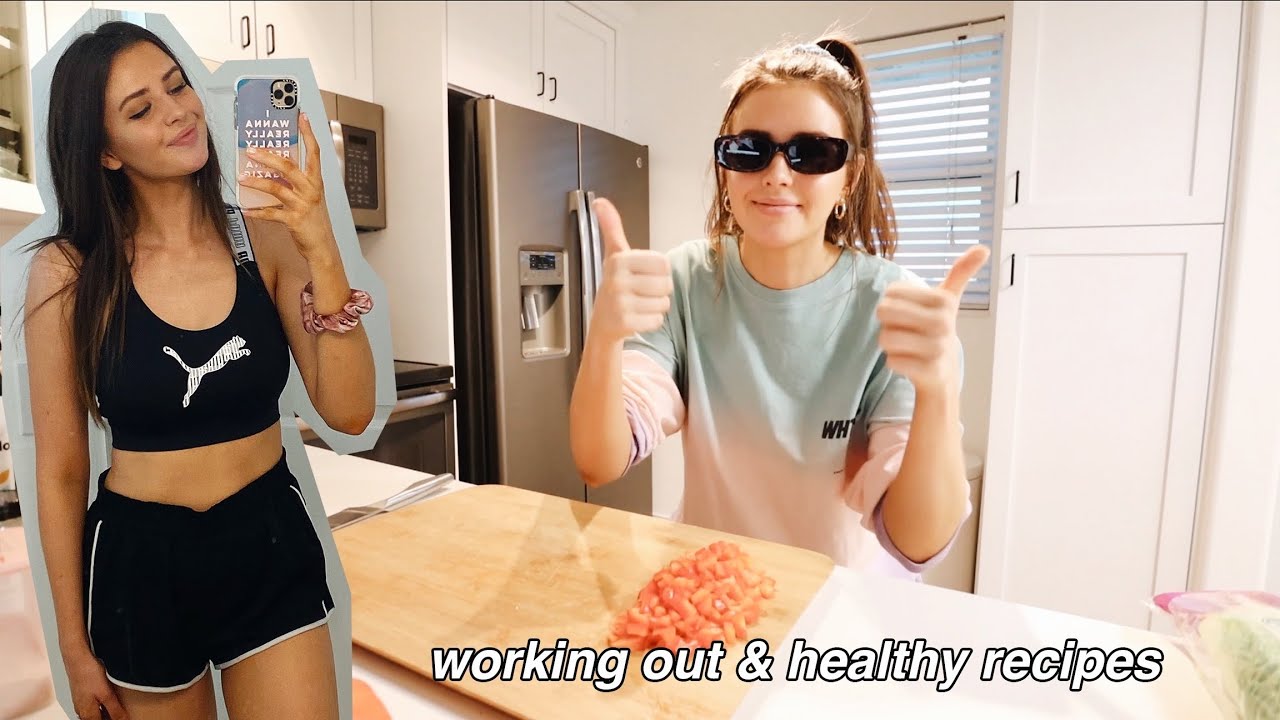 VLOG: Тренировка, здоровый ужин + рецепт печенья!