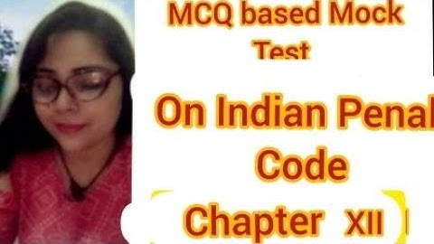 Mock Test on IPC | Chapter XII #mocktest #ipc #rjs #archnasukhija #judiciary