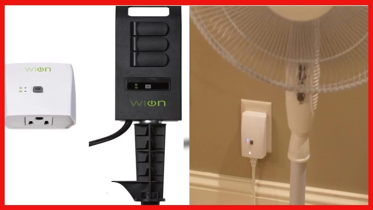 WiOn 50063 Programmable Wifi Timers with Indoor Outlet and Yard Stake